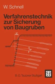 Paperback Verfahrenstechnik Zur Sicherung Von Baugruben [German] Book