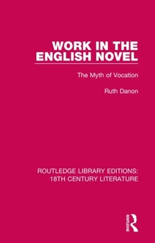 Paperback Work in the English Novel: The Myth of Vocation Book