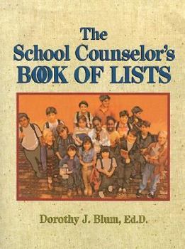 Paperback The School Counselor's Book of Lists Book