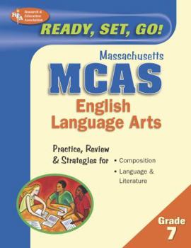 Paperback Massachusetts MCAS Grade 7 English Language Arts Book
