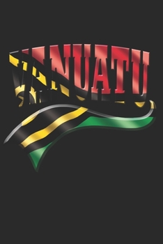 Paperback Vanuatu Notebook: Vanuatu Notebook - college book - diary - journal - booklet - memo - composition book - 120 sheets - Dot Grid paper 6x Book