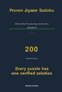 Paperback Proven Jigsaw Sudoku Book
