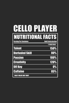 Cello Player: Cellos Notebook, Dotted Bullet (6 x 9 - 120 pages) Musical Instruments Themed Notebook for Daily Journal, Diary, and Gift