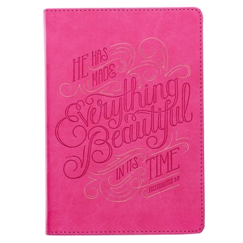 Imitation Leather Journal He Has Made Everything Book