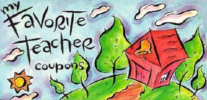 Paperback My Favorite Teacher Coupons Book