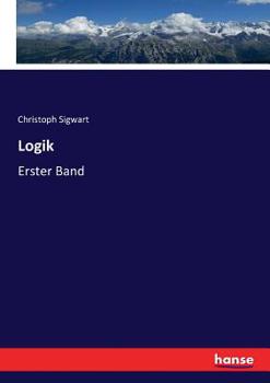 Logik, Erster Band