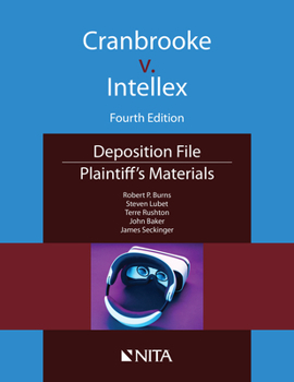 Paperback Cranbrooke V. Intellex: Plaintiff's Materials Book