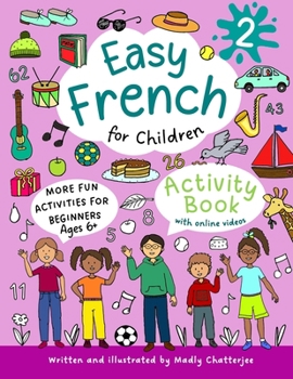 Paperback Easy French for Children 2 Book