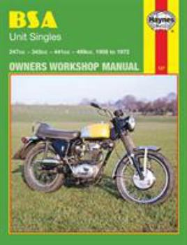 Paperback BSA Unit Singles Owners Workshop Manual, No. 127: '58-'72 Book