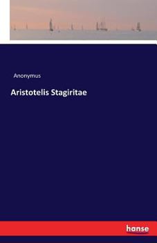 Paperback Aristotelis Stagiritae Book