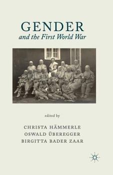 Paperback Gender and the First World War Book