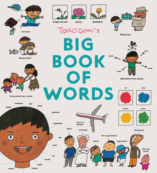 Hardcover Taro Gomi's Big Book of Words Book