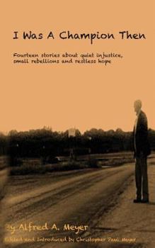I Was a Champion Then: Fourteen Stories about Quiet Injustice, Small Rebellions and Restless Hope
