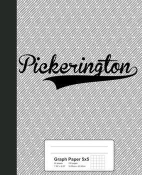 Paperback Graph Paper 5x5: PICKERINGTON Notebook Book