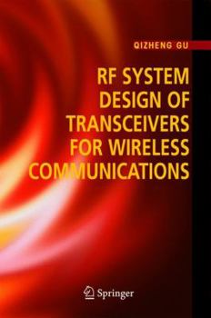 Paperback RF System Design of Transceivers for Wireless Communications Book