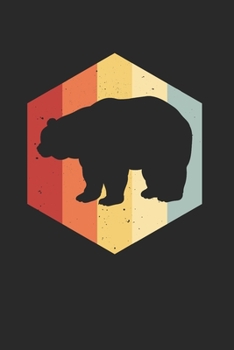 Bär Notizbuch: Bär Notizbuch für Liebhaber / Notizheft / Notizblock A5 (6x9in) Dotted Notebook / Punkteraster / 120 gepunktete Seiten (German Edition)