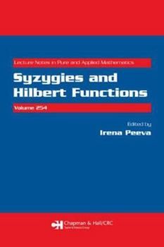 Paperback Syzygies and Hilbert Functions Book