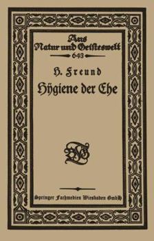 Paperback Hÿgiene Der Ehe [German] Book