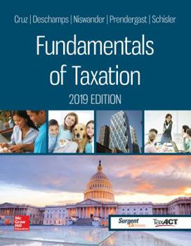 Loose Leaf Loose Leaf for Fundamentals of Taxation 2019 Edition Book