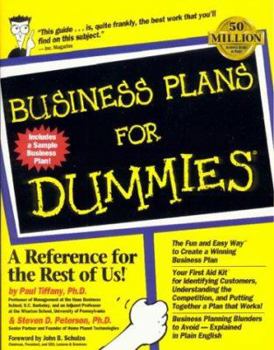 Paperback Business Plans for Dummies Book