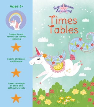 Paperback Magical Unicorn Academy: Times Tables Book