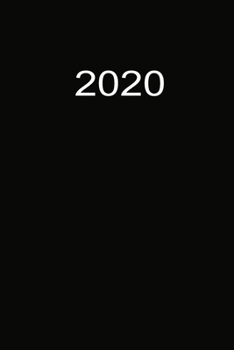 2020: Terminplaner 2020 A5 Schwarz