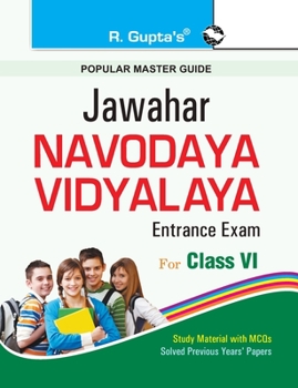 Paperback Jawahar Navodaya Vidyalaya Entrance Exam for (6th) Class VI Book