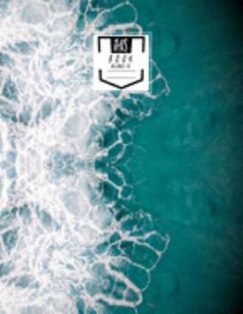 Guitar Tab Notebook: Oceans Collide - Blank Guitar Tablature, Large Notebook