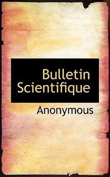 Paperback Bulletin Scientifique Book