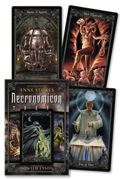 Paperback Necronomicon Tarot [With BookWith Tarot CardsWith Black Organdy Bag] Book