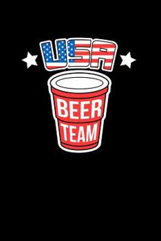 Paperback USA Beer Team: 120 Pages I 6x9 I Music Sheet I Funny Alcohol, Drinking & Fourth Of July Gifts Book