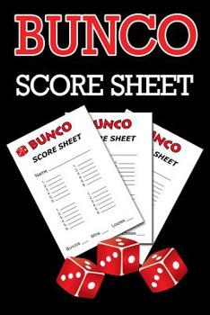 Bunco Score Sheets: 100 Score Keeping for Bunco Game Lovers, Bunco Score Cards, Bunco Party Supplies