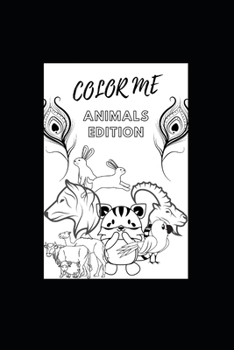 Paperback Animal Adventures: Children Coloring book for Vivid Animals Book