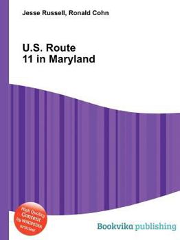 Paperback U.S. Route 11 in Maryland Book