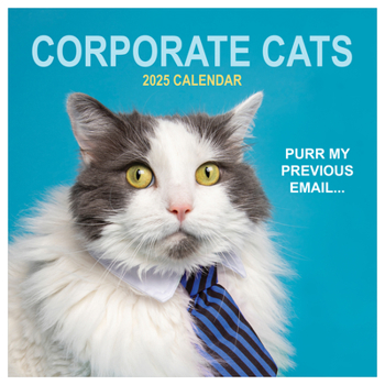 Calendar Cal 2025- Corporate Cats Wall Book