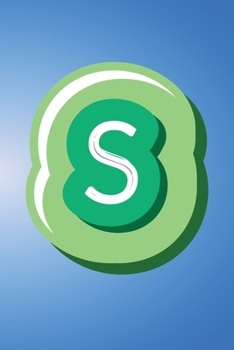 Paperback confetti monogaram notebook letter S: Letter S Initial Monogram Notebook Pretty Confetti Glitter Monogrammed Blank Lined Note Book Writing Pad ... Siz Book