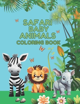 Paperback Safari Baby Animals Coloring Book