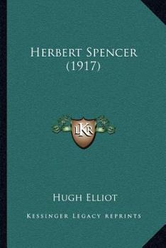 Paperback Herbert Spencer (1917) Book