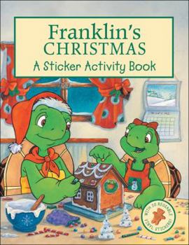 Paperback Franklin's Christmas: A Sticker Activity Book