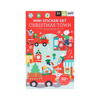Paperback Mini Sticker Set: Christmas Town Book