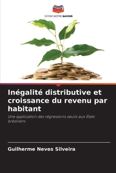 Paperback Inégalité distributive et croissance du revenu par habitant [French] Book