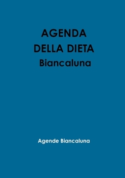 Paperback Agenda della dieta Biancaluna [Italian] Book