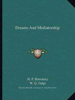 Paperback Dreams And Mediatorship Book