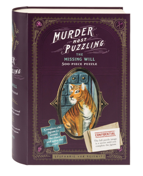 Game Murder Most Puzzling: The Missing Will 500-Piece Puzzle Book