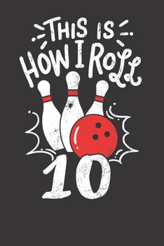 Paperback Notebook: Bowling Player Coach Ball Pin Bowler Team Dot Grid 6x9 120 Pages Book