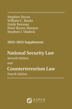 Paperback National Security Law and Counterterrorism Law 2022-2023 Supplement Book