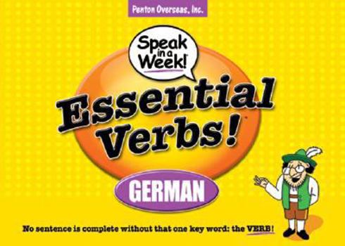 Paperback Essential Verbs! German (Speak in a Week) (English and German Edition) Book