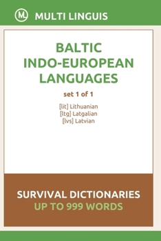 Paperback Baltic Languages Survival Dictionaries (Set 1 of 1) Book