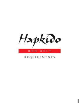 Paperback Hapkido: Red Belt Requirements Book