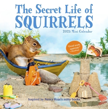 Calendar The Secret Life of Squirrels Mini Wall Calendar 2025 Book